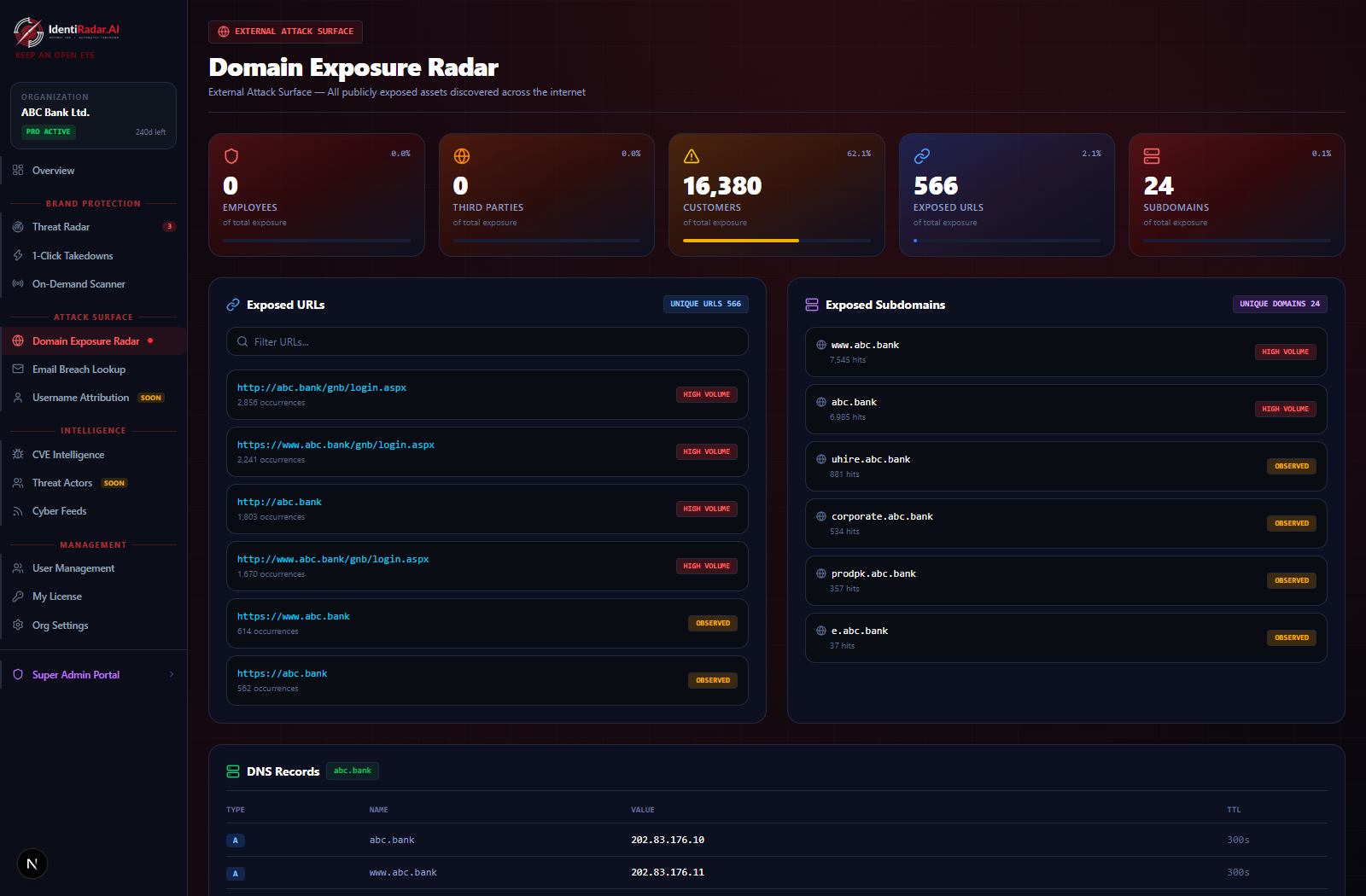 Attack Surface Radar Preview